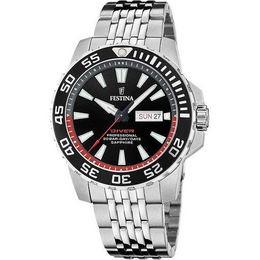 Hodinky Festina F20661/3 Professional Diver 45mm 20ATM