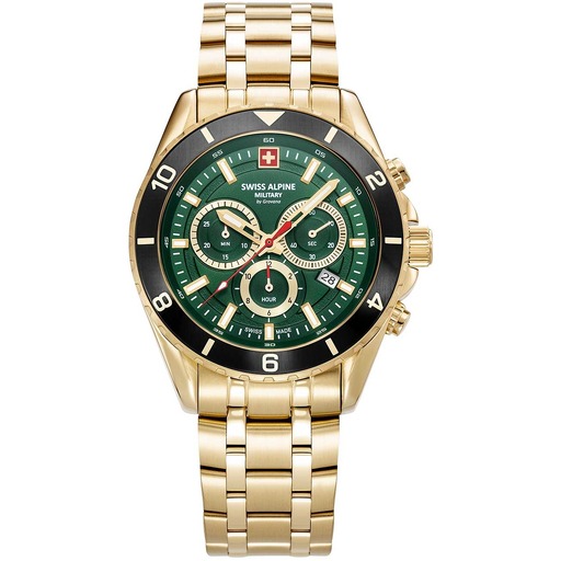 Hodinky Swiss Alpine Military 7034.9118 Sierra Chronograph 43mm 10ATM