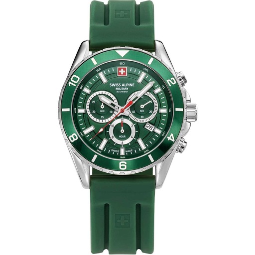 Hodinky Swiss Alpine Military 7034.9834 Sierra Chronograph 43mm 10ATM