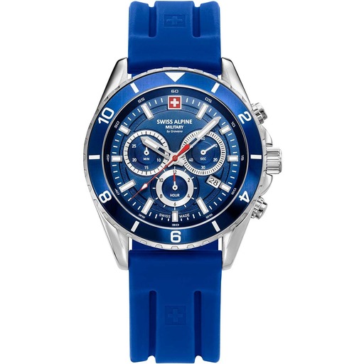 Hodinky Swiss Alpine Military 7034.9835 Sierra Chronograph 43mm 10ATM