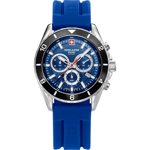 Hodinky Swiss Alpine Military 7034.9836 Sierra Chronograph 43mm 10ATM