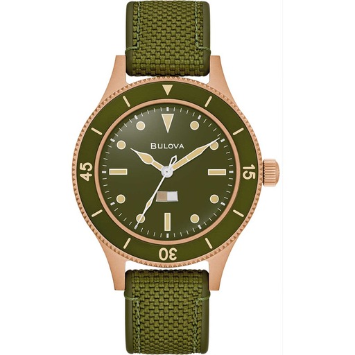 Hodinky Bulova 98A324 MIL-SHIPS Bronze 150th Anniversary Automatic 41mm 20ATM
