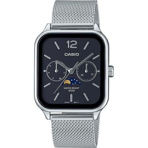 Hodinky CASIO MTP-M305M-1AVER Timeless Collection Moonphase 34mm 5ATM