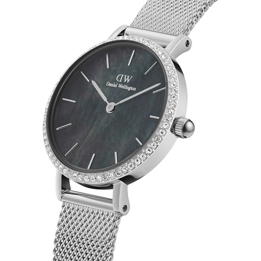 Hodinky Daniel Wellington DW00100661 Petite Lumine Bezel Sterling Black 28mm 3ATM