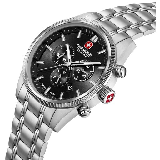 Hodinky Swiss Military Hanowa SMWGI0003102 Airman First Class Chrono 43 mm 10ATM