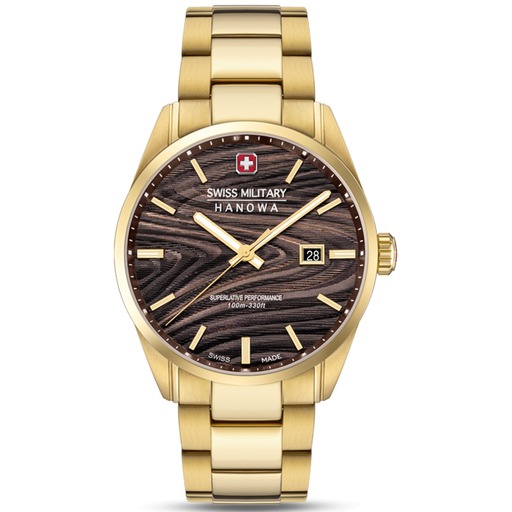Hodinky Swiss Military Hanowa SMWGH0006010 Golden Beech 42mm 10ATM