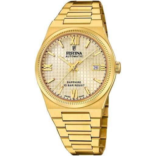 Hodinky Festina F20032/2 Swiss Made Rivé Automatic 40mm 10ATM