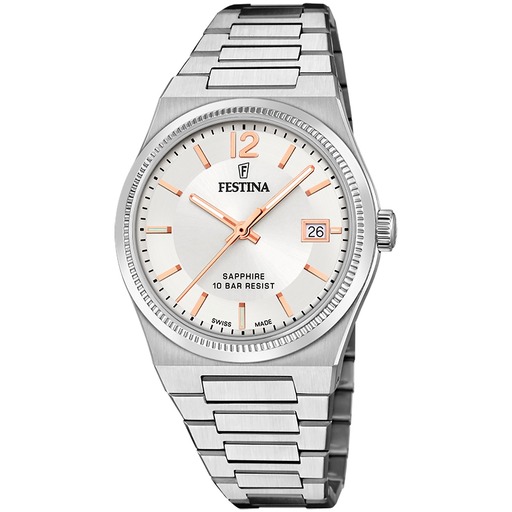 Hodinky Festina F20035/2 Swiss Made Rivé 35mm 10ATM