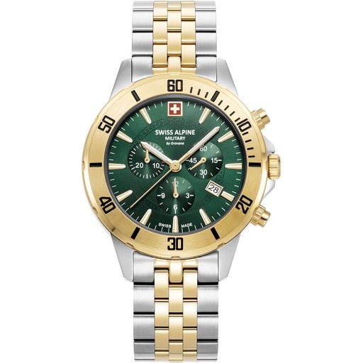 Hodinky Swiss Alpine Military 7024.9144 Herrenuhr Cruiser Chronograph 44mm 10ATM