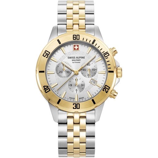 Hodinky Swiss Alpine Military 7024.9142 Herrenuhr Cruiser Chronograph 44mm 10ATM