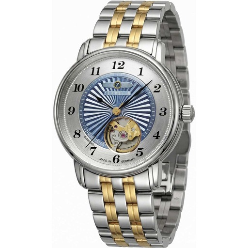 Hodinky Zeppelin 8567M-3 Friedrichshafen Open Heart Automatik 36mm 5ATM