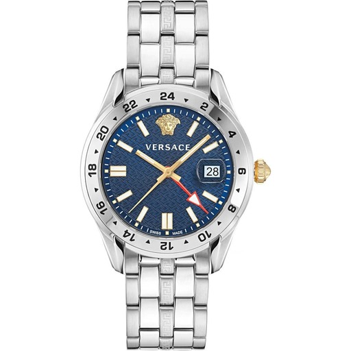 Hodinky Versace VE7C00523 Greca Time GMT 41mm 5ATM
