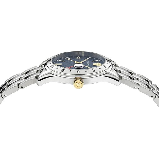Hodinky Versace VE7C00523 Greca Time GMT 41mm 5ATM