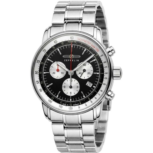 Hodinky Zeppelin 8888MB-2 Marine Chronograph 43mm 5ATM