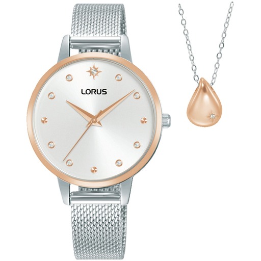 Hodinky Lorus RG288XX9 Set With Necklace 32mm