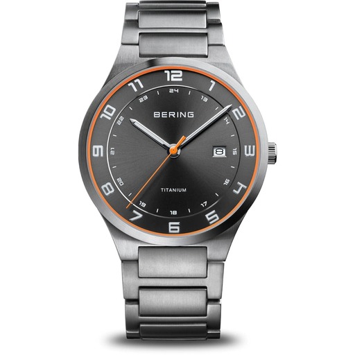 Hodinky Bering 15139-709 Titanium 39mm 10ATM