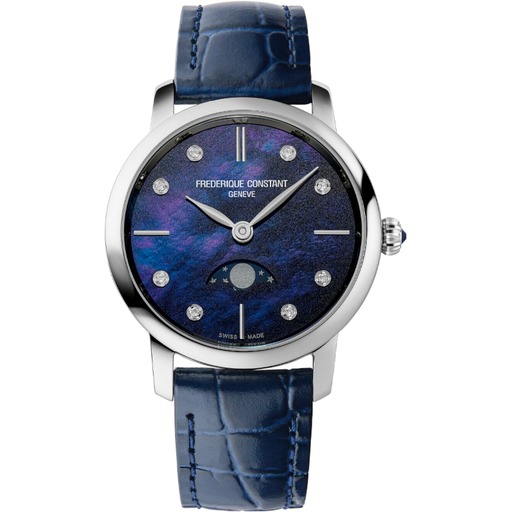 Hodinky Frederique Constant FC-206MPND1S6 Classics Slimline Moon Phase 30mm 3ATM