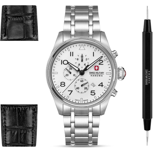 Hodinky Swiss Military Hanowa SMWGI0005701-SET Thunderbolt Northern Night Chronograph Set