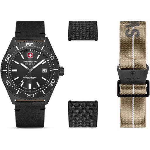Hodinky Swiss Military Hanowa SMWGB0004940-SET Nomad Set 43mm 10ATM