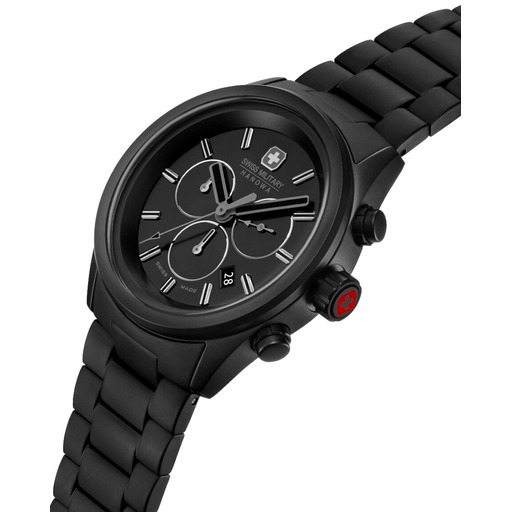Hodinky Swiss Military Hanowa SMWGI0004230 Navalus Pro Chrono Stealth 43mm 10ATM