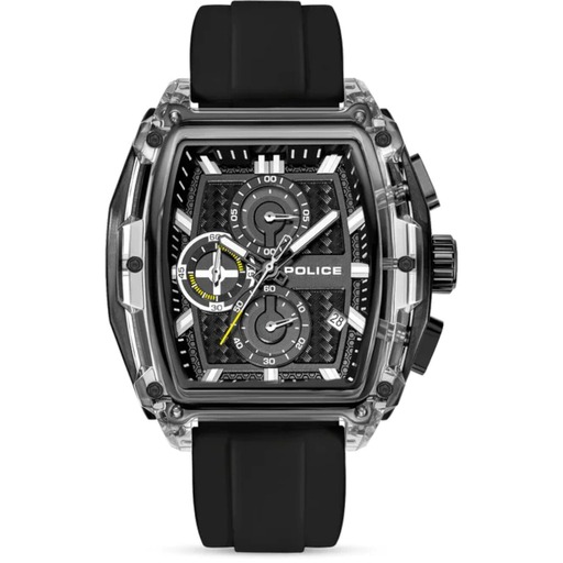 Hodinky Police PEWGO00778X4 Clout Tank Chronograph Set 46mm 3ATM