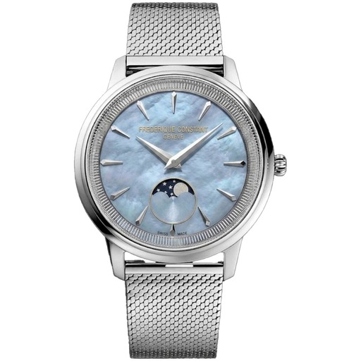 Hodinky Frederique Constant FC-206MPLB2S6B Womens Classics Moneta Moonphase 37mm 5ATM
