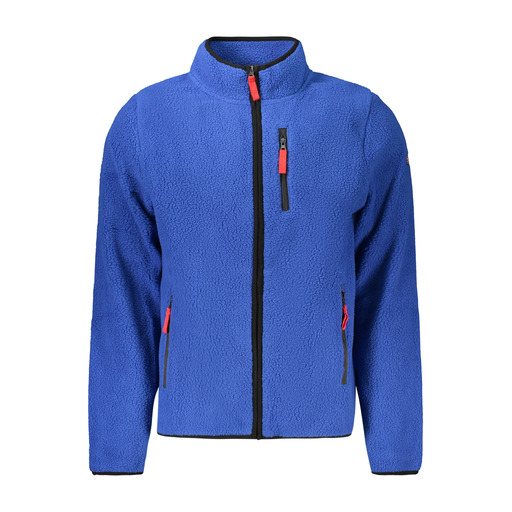 NORWAY 1963 FELPA CON ZIP UOMO BLU