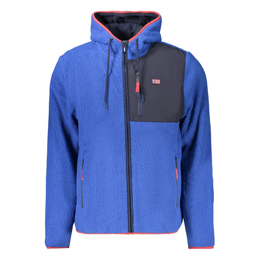 NORWAY 1963 FELPA CON ZIP UOMO BLU