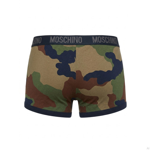 Moschino Camouflage Trunk Multicolor