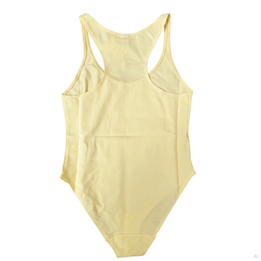 Moschino Underbear Teddy Logo Bodysuit Yellow