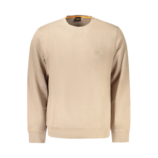 HUGO BOSS FELPA SENZA ZIP UOMO MARRONE