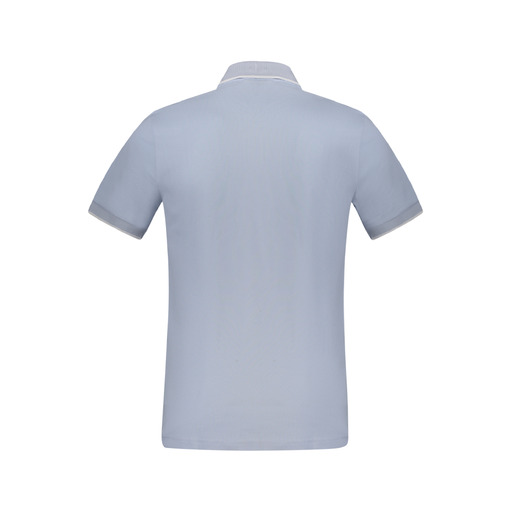 HUGO BOSS POLO MANICHE CORTE UOMO AZZURRO