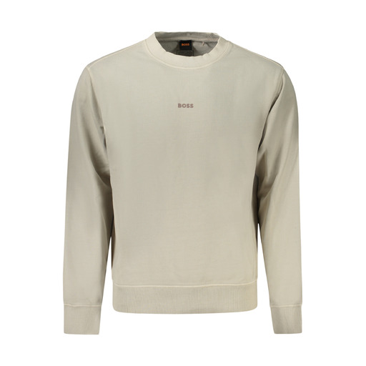 HUGO BOSS FELPA SENZA ZIP UOMO BEIGE