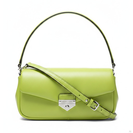 Michael Kors Çantë Soho Leather Crossbody Bag Lime