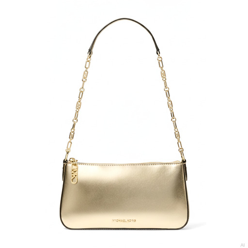 Michael Kors Empire Metallic Gold Shoulder Bag
