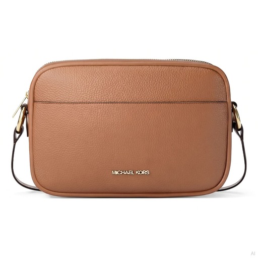Michael Kors Jet Set Leather Crossbody Bag Carnation