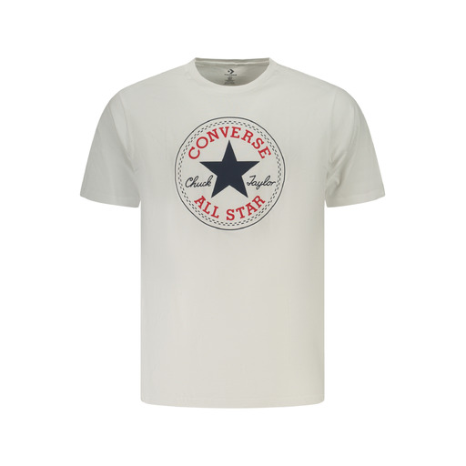 CONVERSE T-SHIRT MANICHE CORTE UOMO BIANCO
