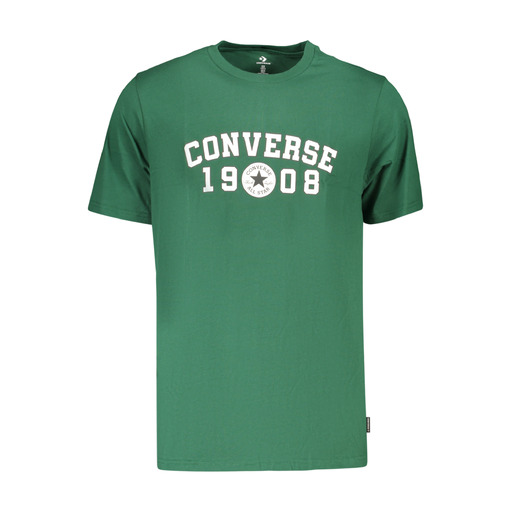 CONVERSE T-SHIRT MANICHE CORTE UOMO VERDE