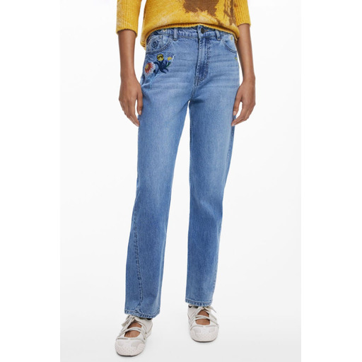 DESIGUAL JEANS DENIM DONNA AZZURRO