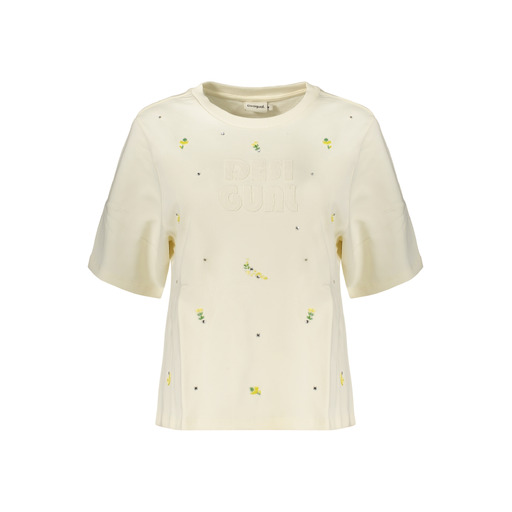 DESIGUAL FELPA SENZA ZIP DONNA BIANCO