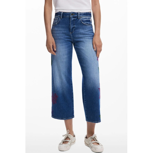DESIGUAL JEANS DENIM DONNA AZZURRO
