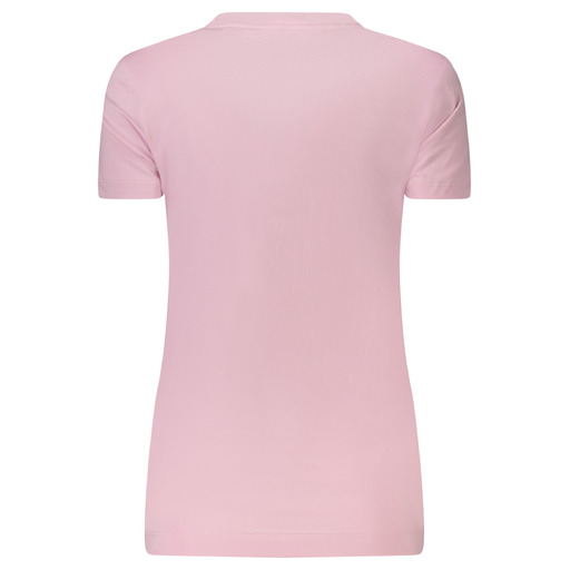 GUESS JEANS T-SHIRT MANICHE CORTE DONNA ROSA