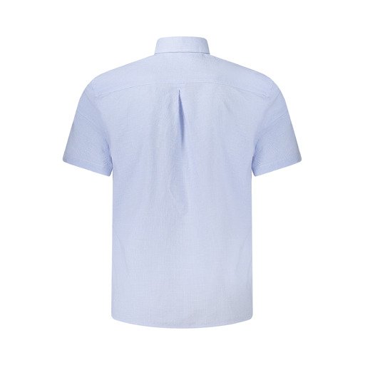 GUESS JEANS CAMICIA MANICHE CORTE UOMO AZZURRO