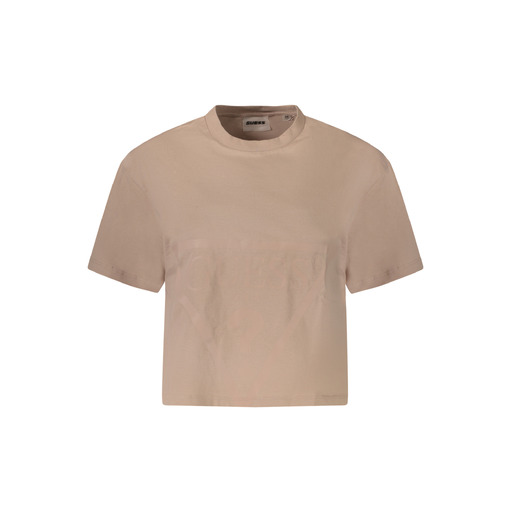 GUESS JEANS T-SHIRT MANICHE CORTE DONNA ROSA