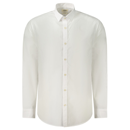 GUESS JEANS CAMICIA MANICHE LUNGHE UOMO BIANCO