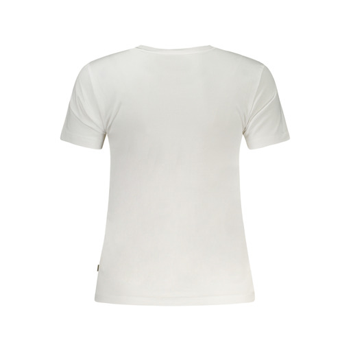 GUESS JEANS T-SHIRT MANICHE CORTE DONNA BIANCO