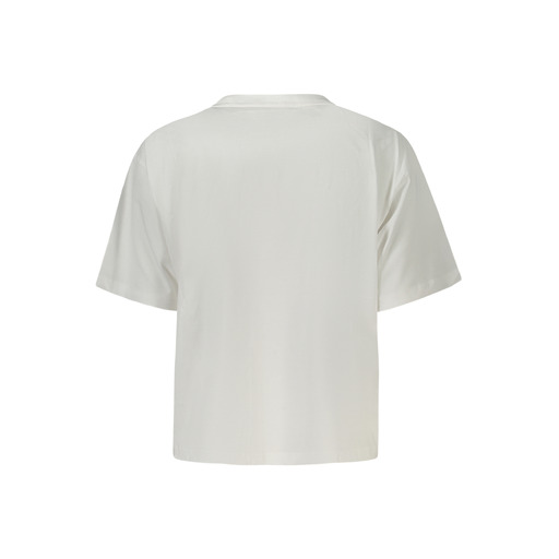 GUESS JEANS T-SHIRT MANICHE CORTE DONNA BIANCO