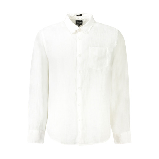 GUESS JEANS CAMICIA MANICHE LUNGHE UOMO BIANCO