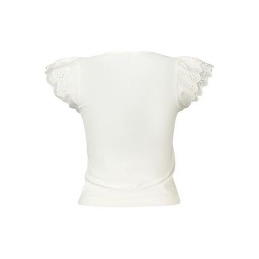 GUESS JEANS T-SHIRT MANICHE CORTE DONNA BIANCO