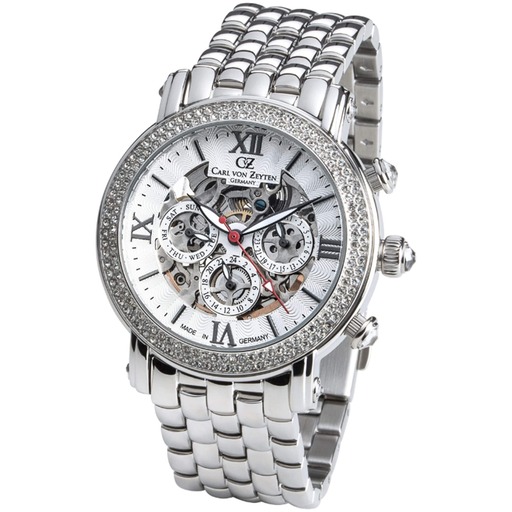Hodinky Carl von Zeyten CVZ0062WHMS Kniebis Automatic 40mm 5ATM